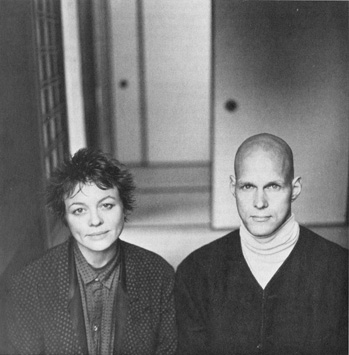 Laurie Anderson & Reb Anderson at GGF in 1989