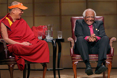 HH. the Dalai Lama with Bishop Tutu  (Photo: Carey Linde)