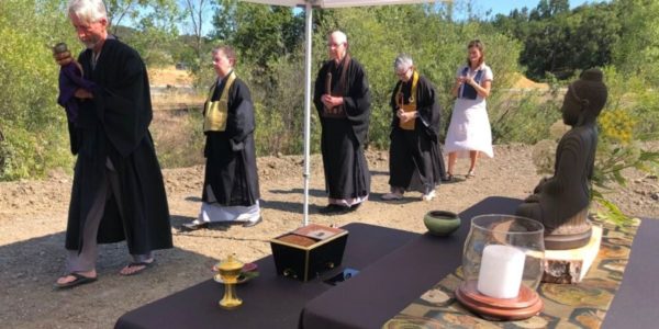 Blessing ceremony procession