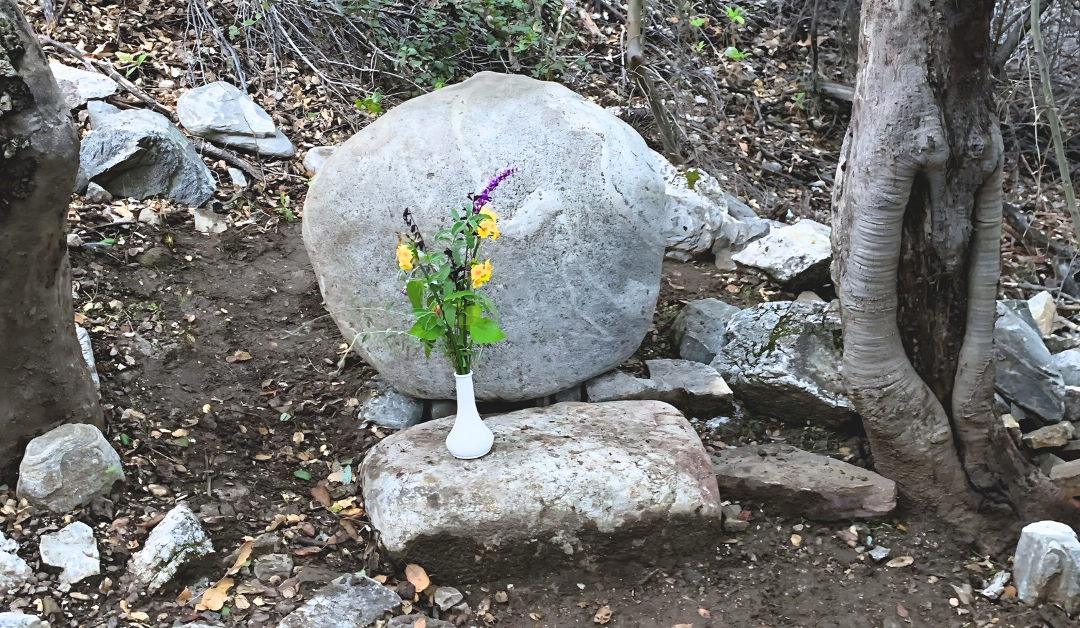 Mel Weitsman’s Memorial Stone Placed at Suzuki Roshi Memorial