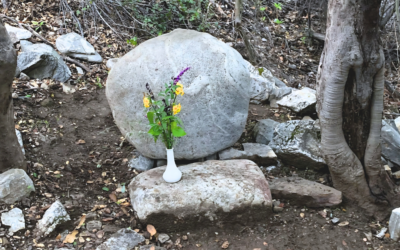 Mel Weitsman’s Memorial Stone Placed at Suzuki Roshi Memorial